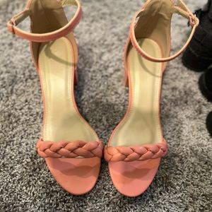Pink 2” sandals very beautiful new with tags size 9